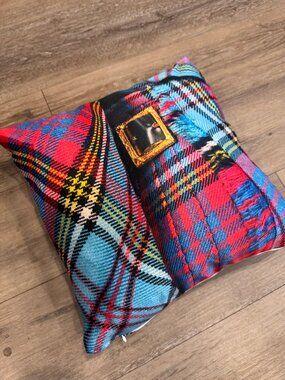 Westwood inspired MacAndreas Tartan cushion cover.